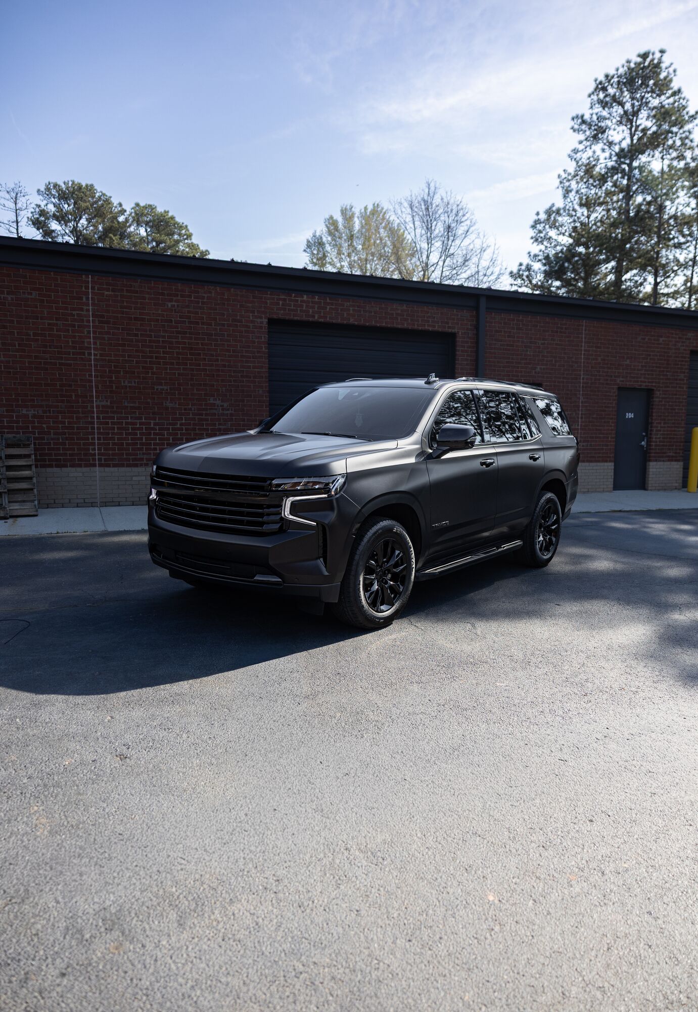 Chevy Tahoe in a satin finish