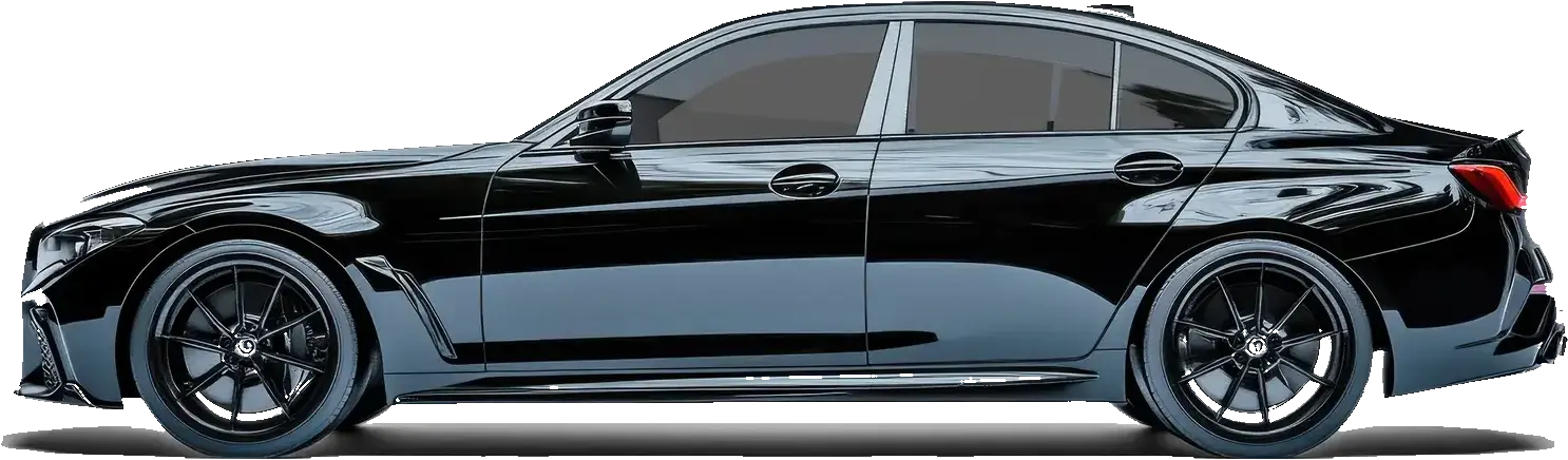 Sedan with 35% VLT window tint